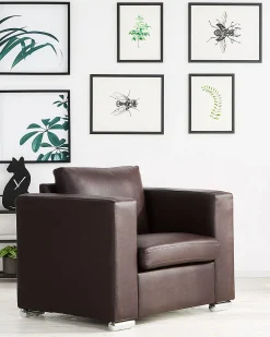 Sessel Leder Braun Helsinki