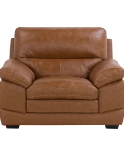 Sessel Leder Goldbraun Horten