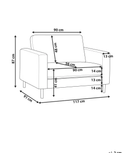 Sessel Leder Schwarz Savalen