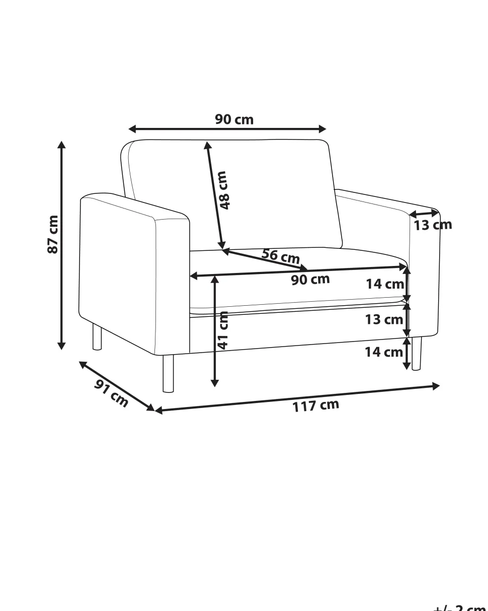 Sessel Leder Schwarz Savalen