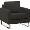 Sessel Polsterbezug Anthrazit Vind