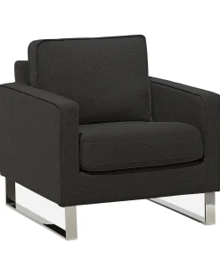 Sessel Polsterbezug Anthrazit Vind