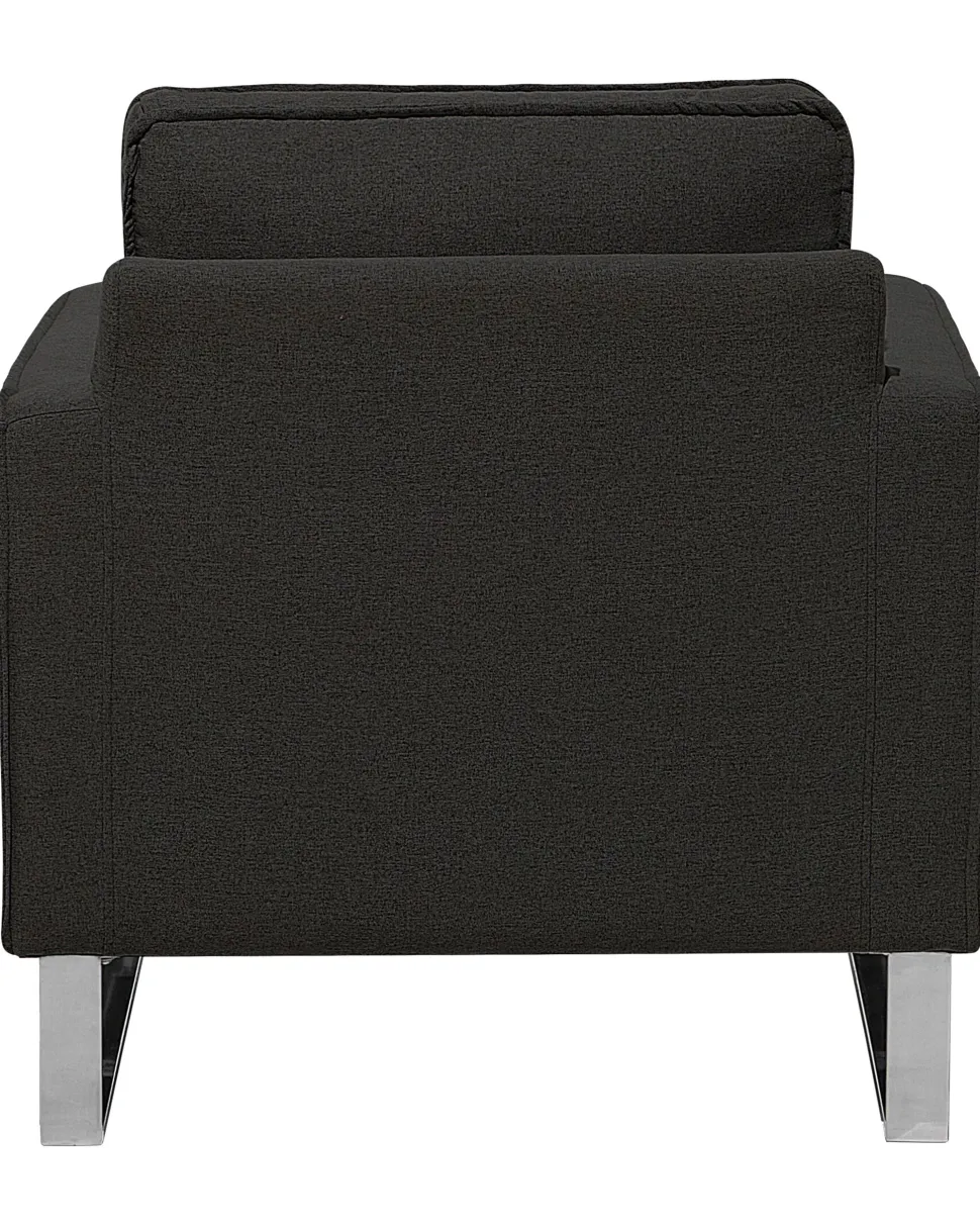 Sessel Polsterbezug Anthrazit Vind