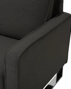 Sessel Polsterbezug Anthrazit Vind