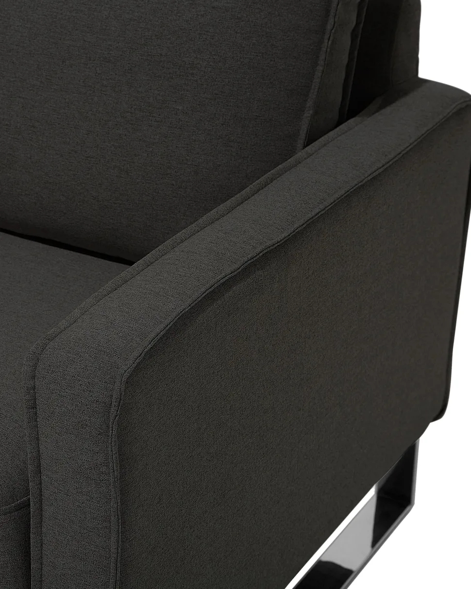 Sessel Polsterbezug Anthrazit Vind