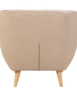 Sessel Polsterbezug Beige Motala