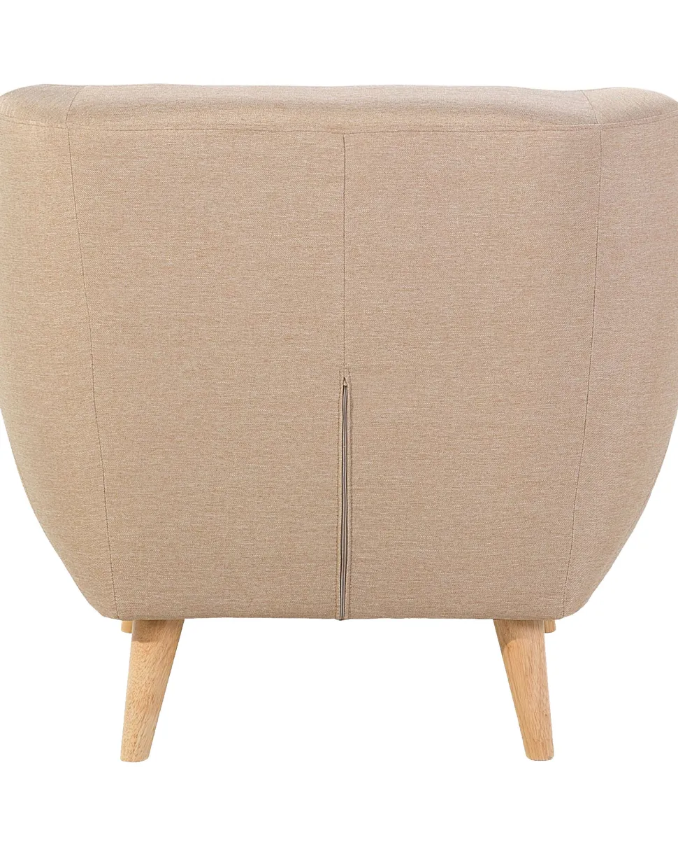 Sessel Polsterbezug Beige Motala