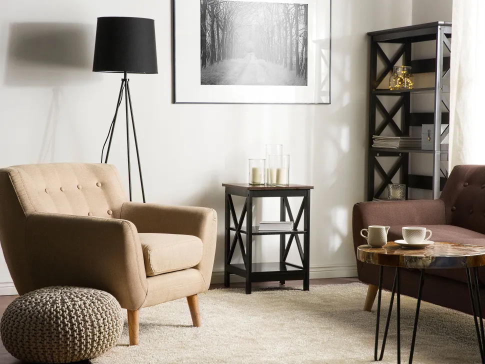 Sessel Polsterbezug Beige Motala