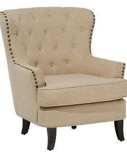 Sessel Polsterbezug Beige Viborg Ii