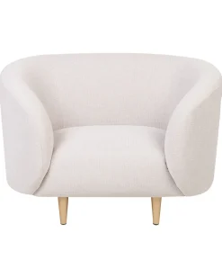 Sessel Polsterbezug Beige / Gold Loen