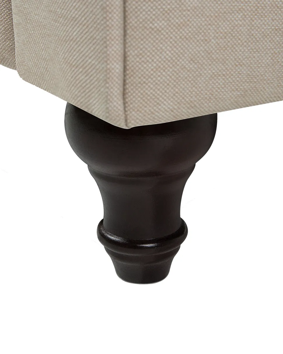 Sessel Polsterbezug Beige Chesterfield Gros