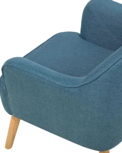Sessel Polsterbezug Blaugrun Loken