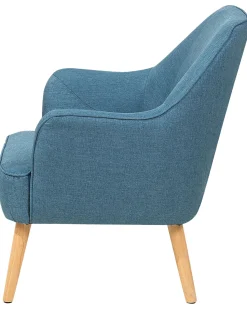 Sessel Polsterbezug Blaugrun Loken