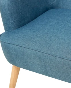 Sessel Polsterbezug Blaugrun Loken