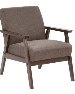 Sessel Polsterbezug Braun Retro-Design Asnes
