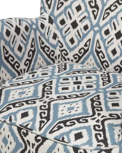 Sessel Polsterbezug Bunt Plus Hocker Tumba