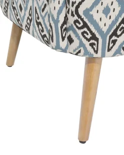 Sessel Polsterbezug Bunt Plus Hocker Tumba
