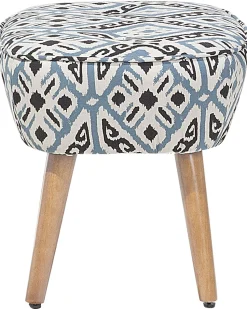 Sessel Polsterbezug Bunt Plus Hocker Tumba