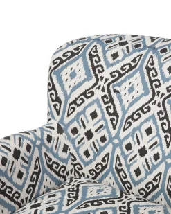 Sessel Polsterbezug Bunt Plus Hocker Tumba