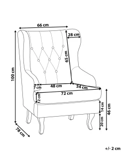 Sessel Polsterbezug Dunkelblau Alta