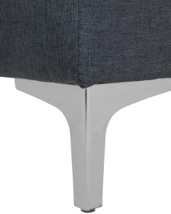 Sessel Polsterbezug Dunkelgrau / Schwarz Aberdeen