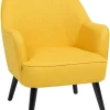 Sessel Polsterbezug Gelb Loken