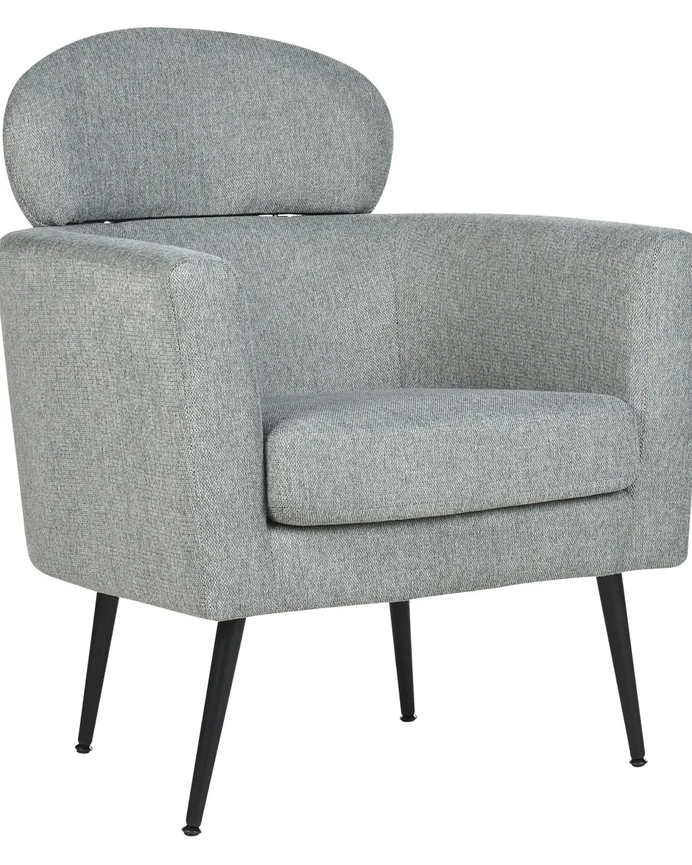 Sessel Polsterbezug Grau Soby