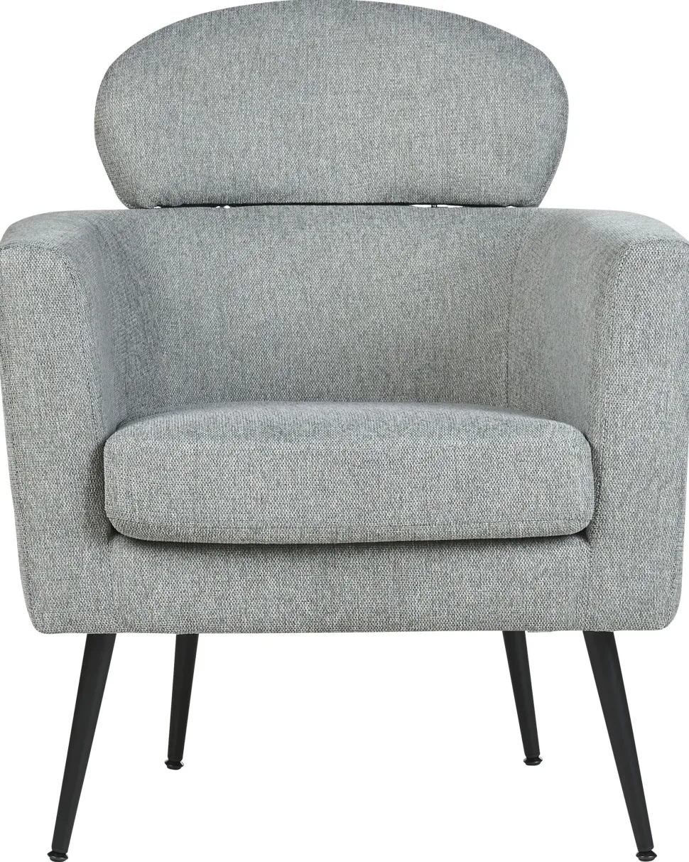 Sessel Polsterbezug Grau Soby