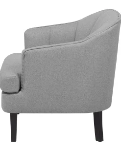 Sessel Polsterbezug Grau Elverum