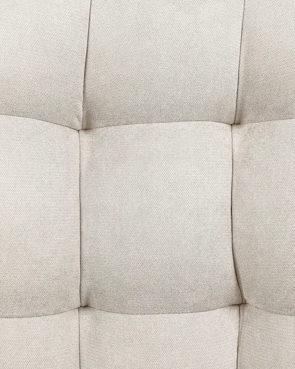 Sessel Polsterbezug Hellbeige / Schwarz Alvesta
