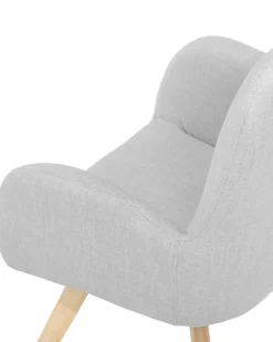 Sessel Polsterbezug Hellgrau Bjarn