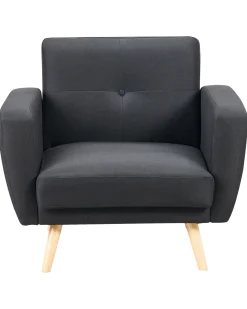 Sessel Polsterbezug Schwarz Verstellbar Florli