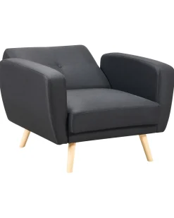 Sessel Polsterbezug Schwarz Verstellbar Florli
