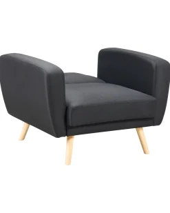 Sessel Polsterbezug Schwarz Verstellbar Florli