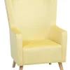 Sessel Samtstoff Gelb Oneida