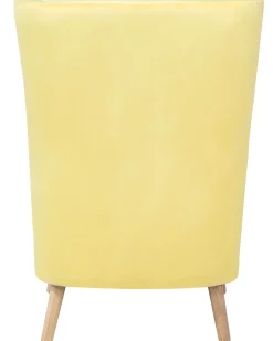 Sessel Samtstoff Gelb Oneida