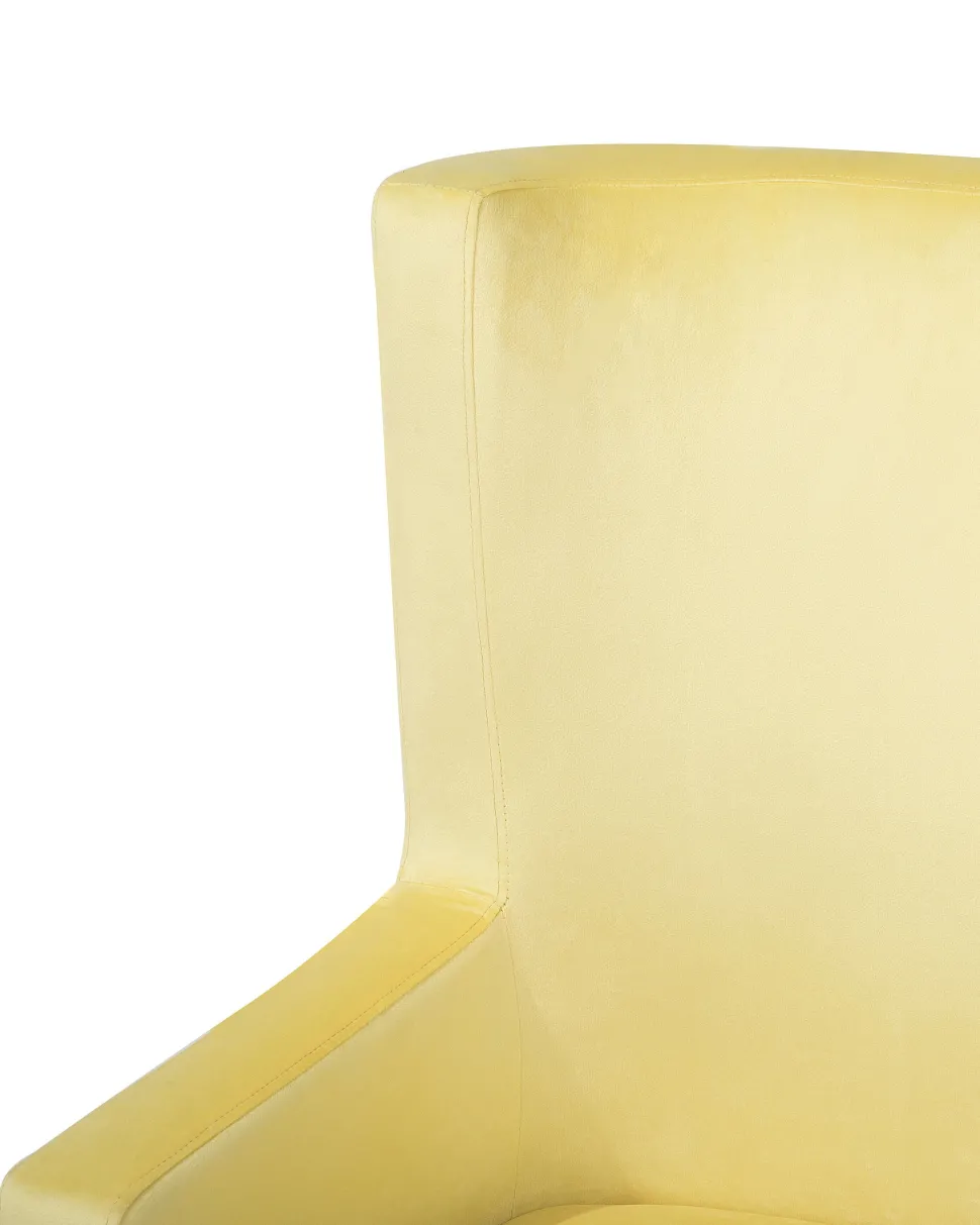 Sessel Samtstoff Gelb Oneida