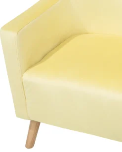 Sessel Samtstoff Gelb Oneida