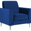 Sessel Samtstoff Marineblau Fenes