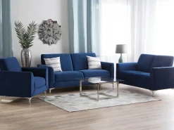 Sessel Samtstoff Marineblau Fenes