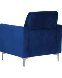 Sessel Samtstoff Marineblau Fenes
