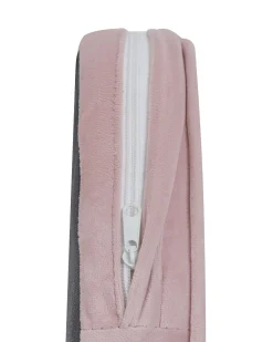 Sessel Samtstoff Pastellrosa Mit Holzbeinen Tromso