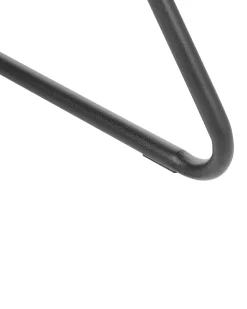 Sessel Samtstoff Rosa / Schwarz Rachel
