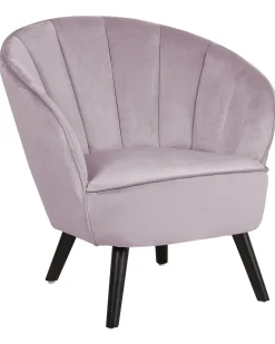 Sessel Samtstoff Rosa Dala