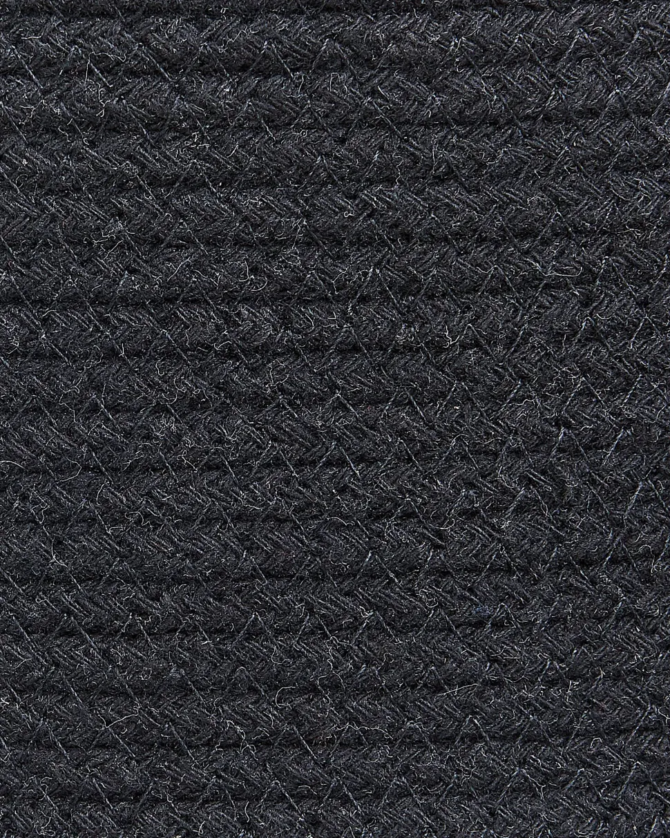 Set Aus 2 Baumwollkorbe Mit Deckeln Schwarz Silopi