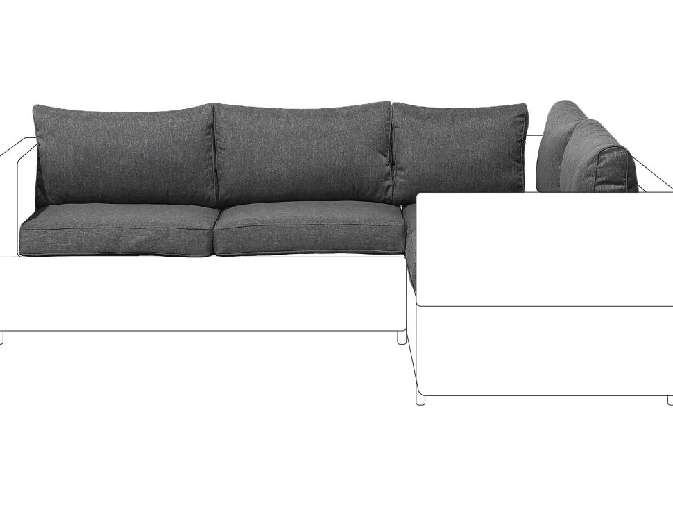 Set Kissenbezuge Fur Avola Dunkelgrau