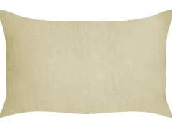 Set Of 2 Corduroy Cushions 47 X 27 Cm Green Millet