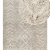 Shaggy Area Rug 160 X 230 Cm Light Beige Kapan