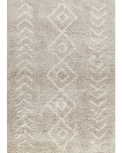 Shaggy Area Rug 160 X 230 Cm Light Beige Kapan