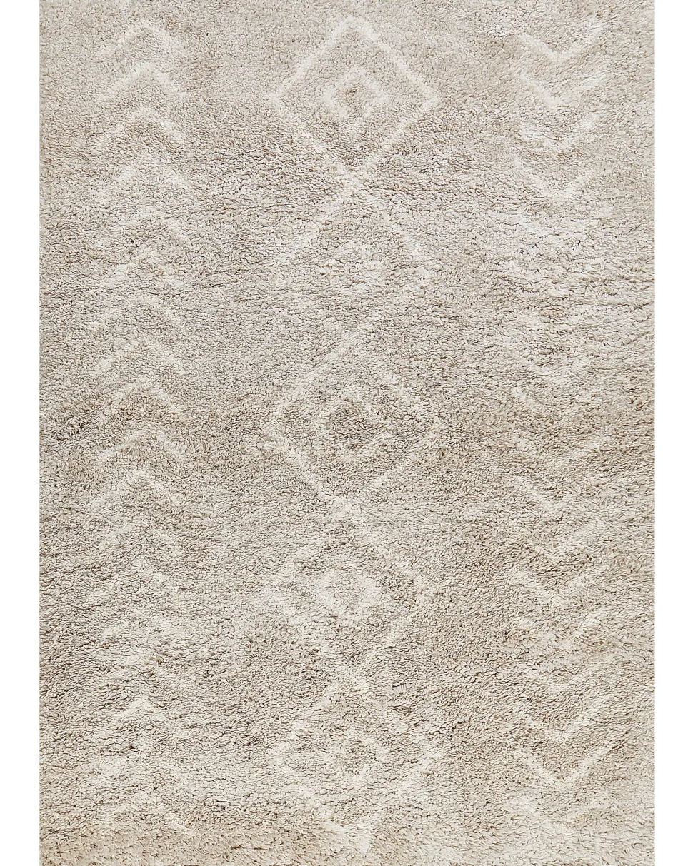 Shaggy Area Rug 160 X 230 Cm Light Beige Kapan